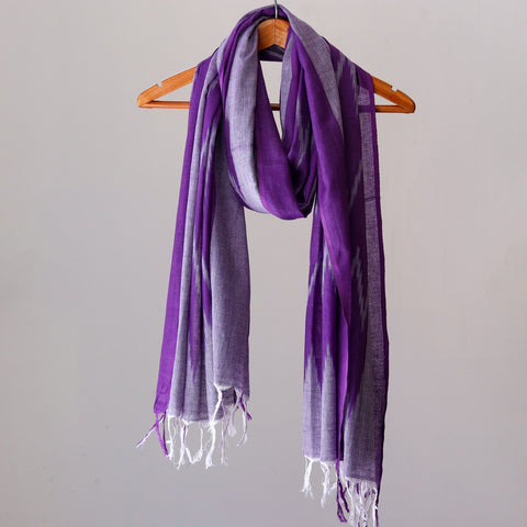 Pure Cotton Purple Stole