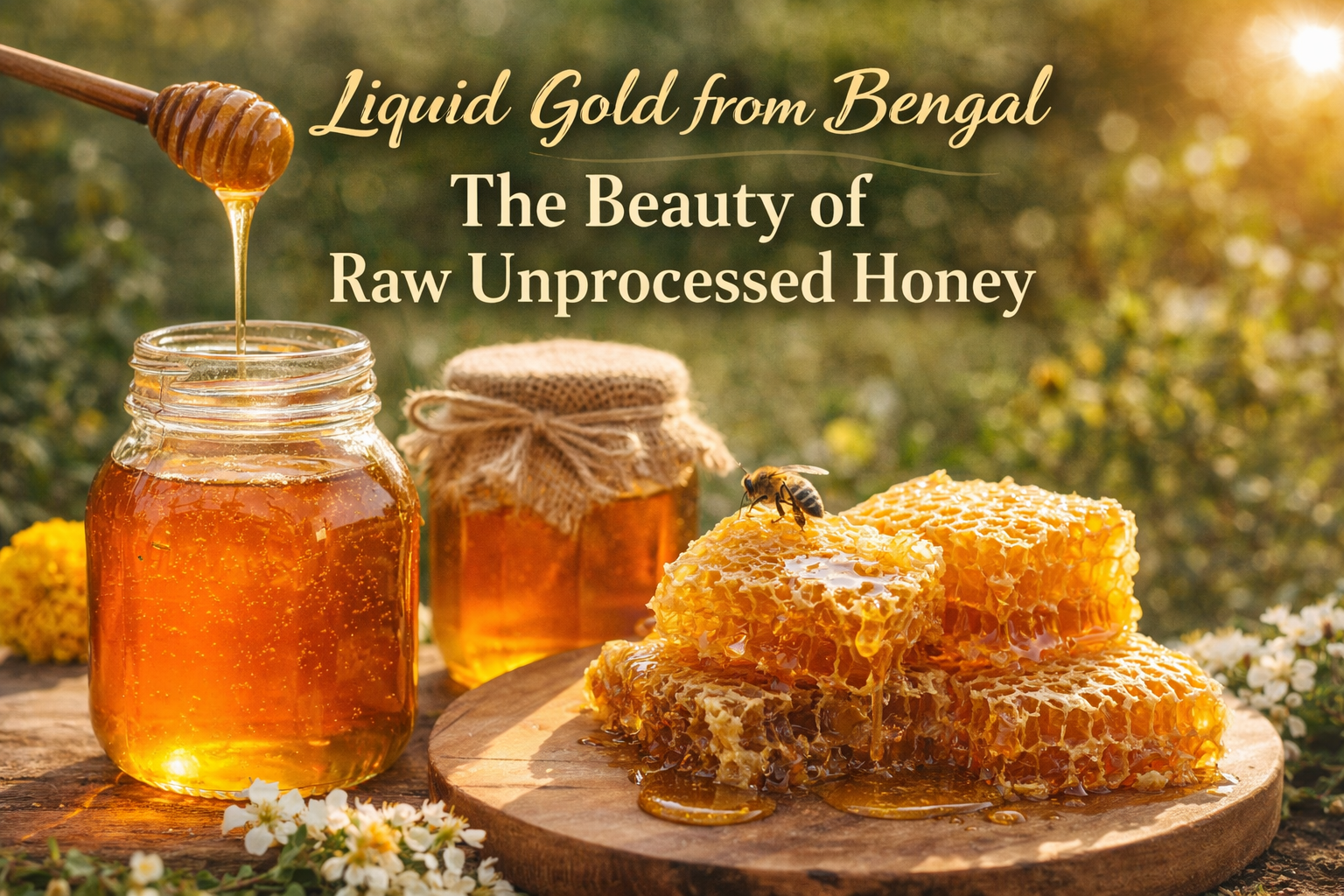 Liquid Gold from Bengal: The Beauty of Raw Unprocessed Honey