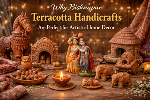 Why Bishnupur Terracotta Handicrafts Are Perfect for Artistic Home Décor?
