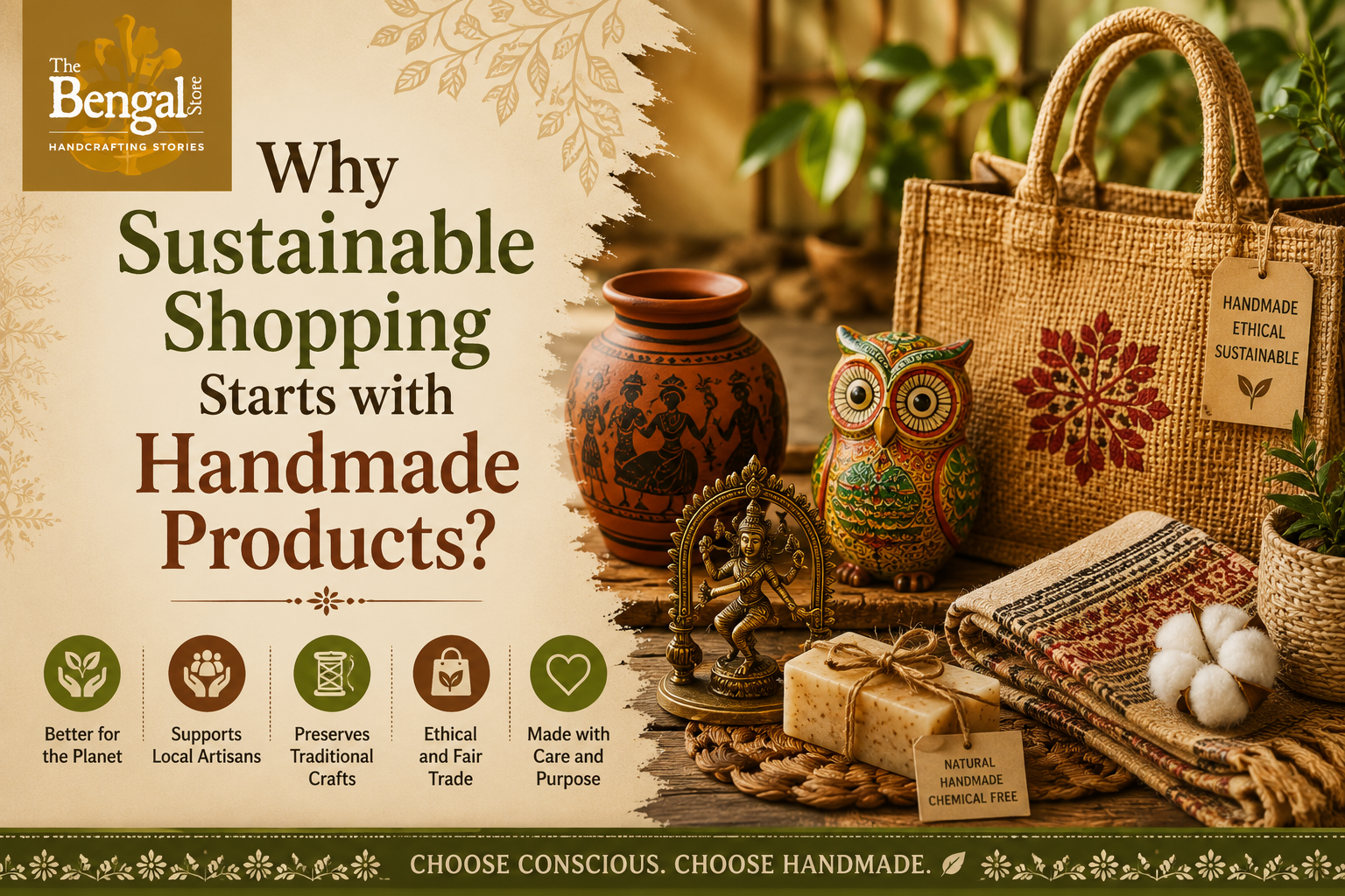 Why Sustainable Shopping Starts with Handmade Products?
