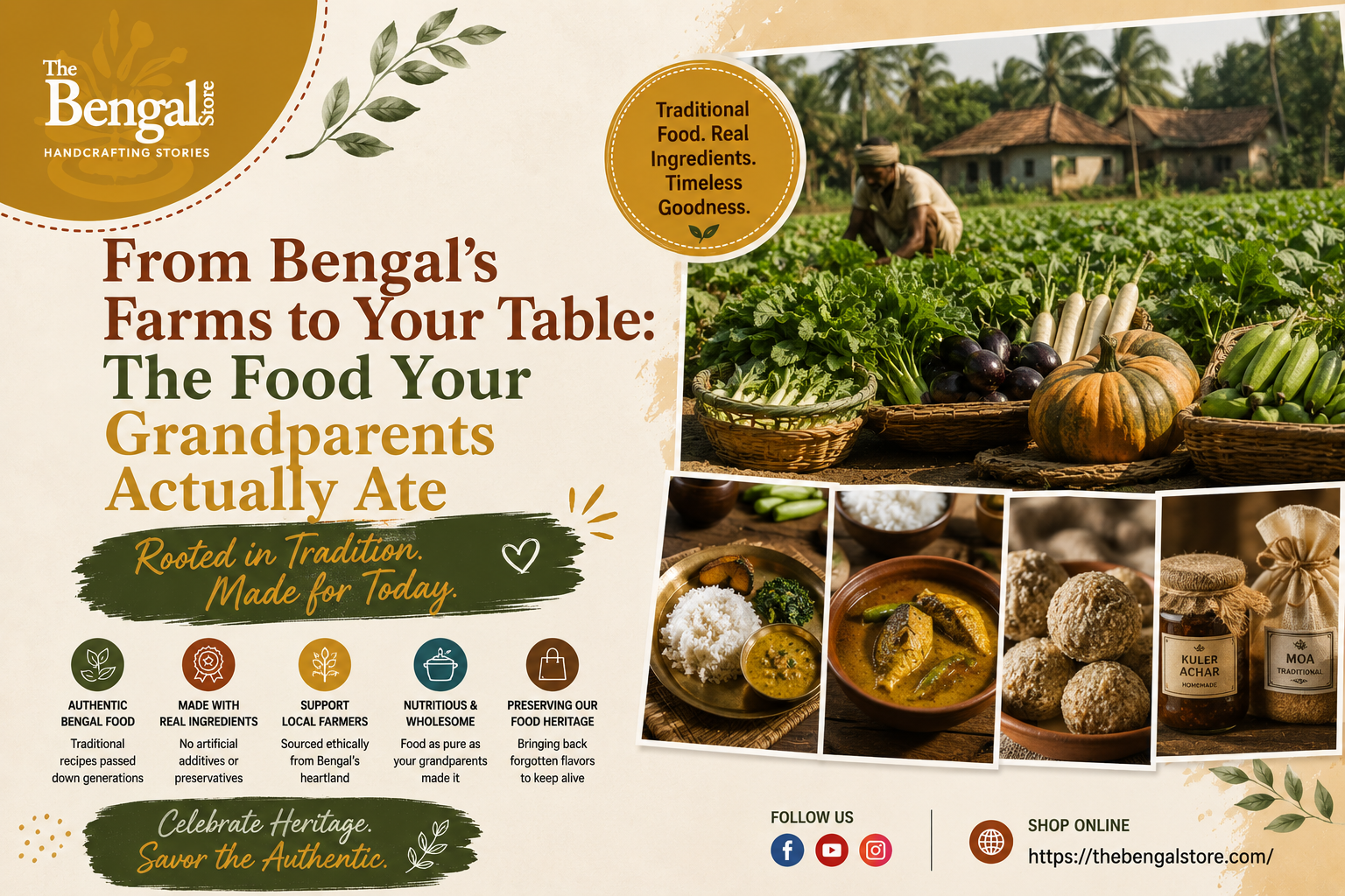 From Bengal's Farms to Your Table: The Food Your Grandparents Actually Ate