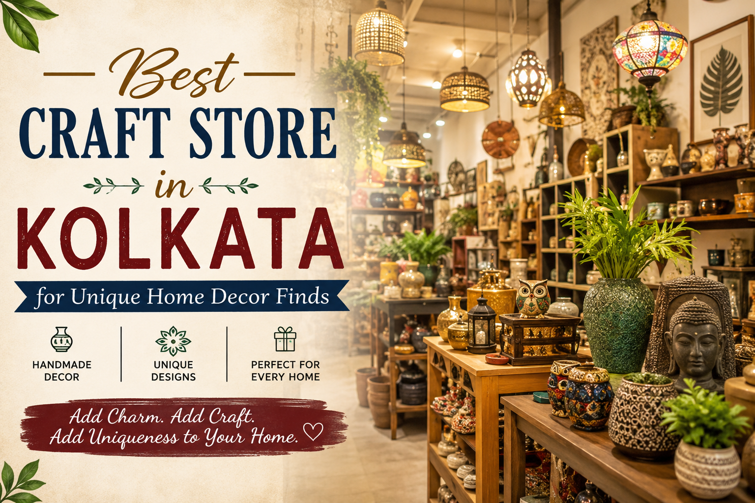 Best Craft Store in Kolkata for Unique Home Decor Finds