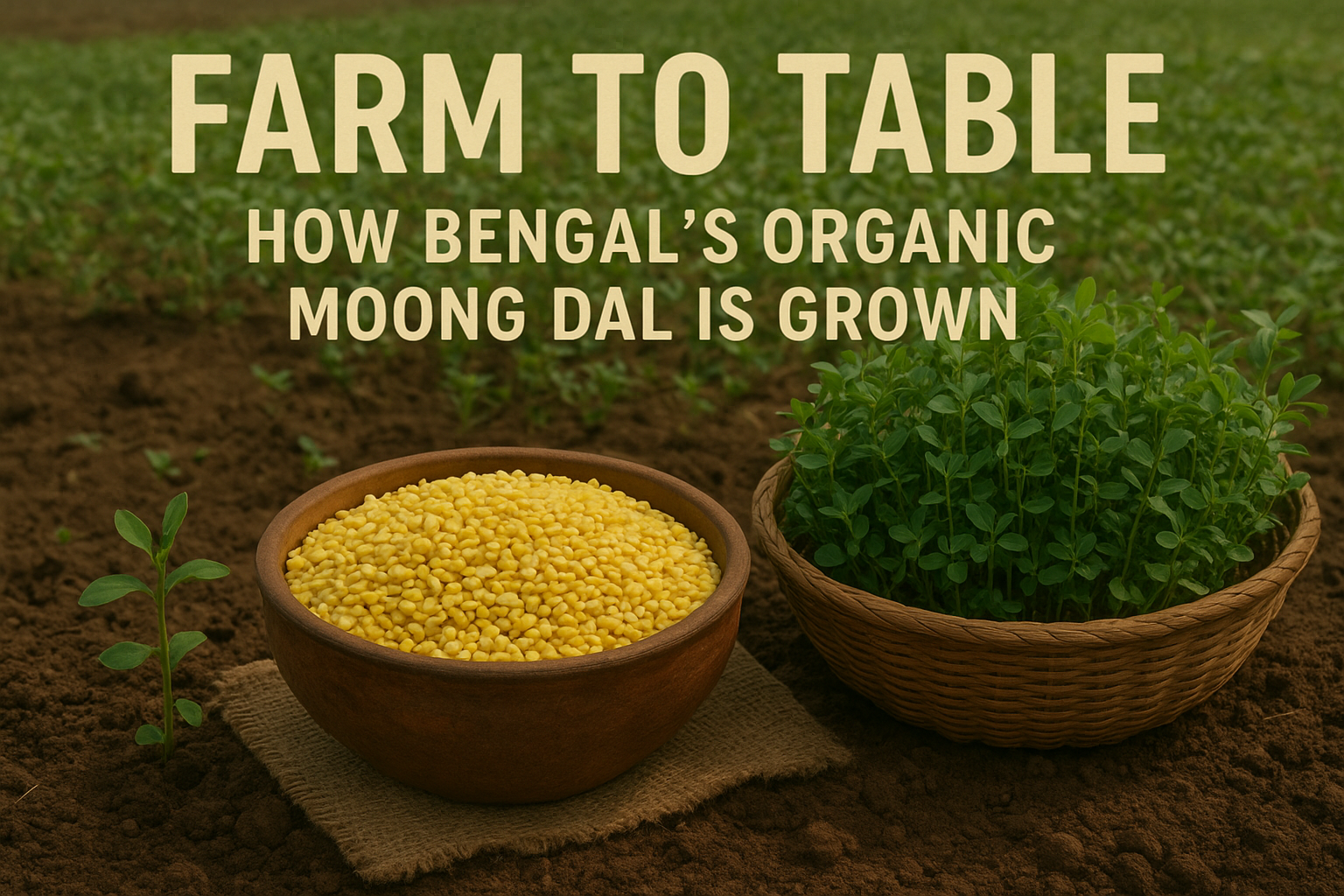 Farm to Table: How Bengal’s Organic Moong Dal is Grown