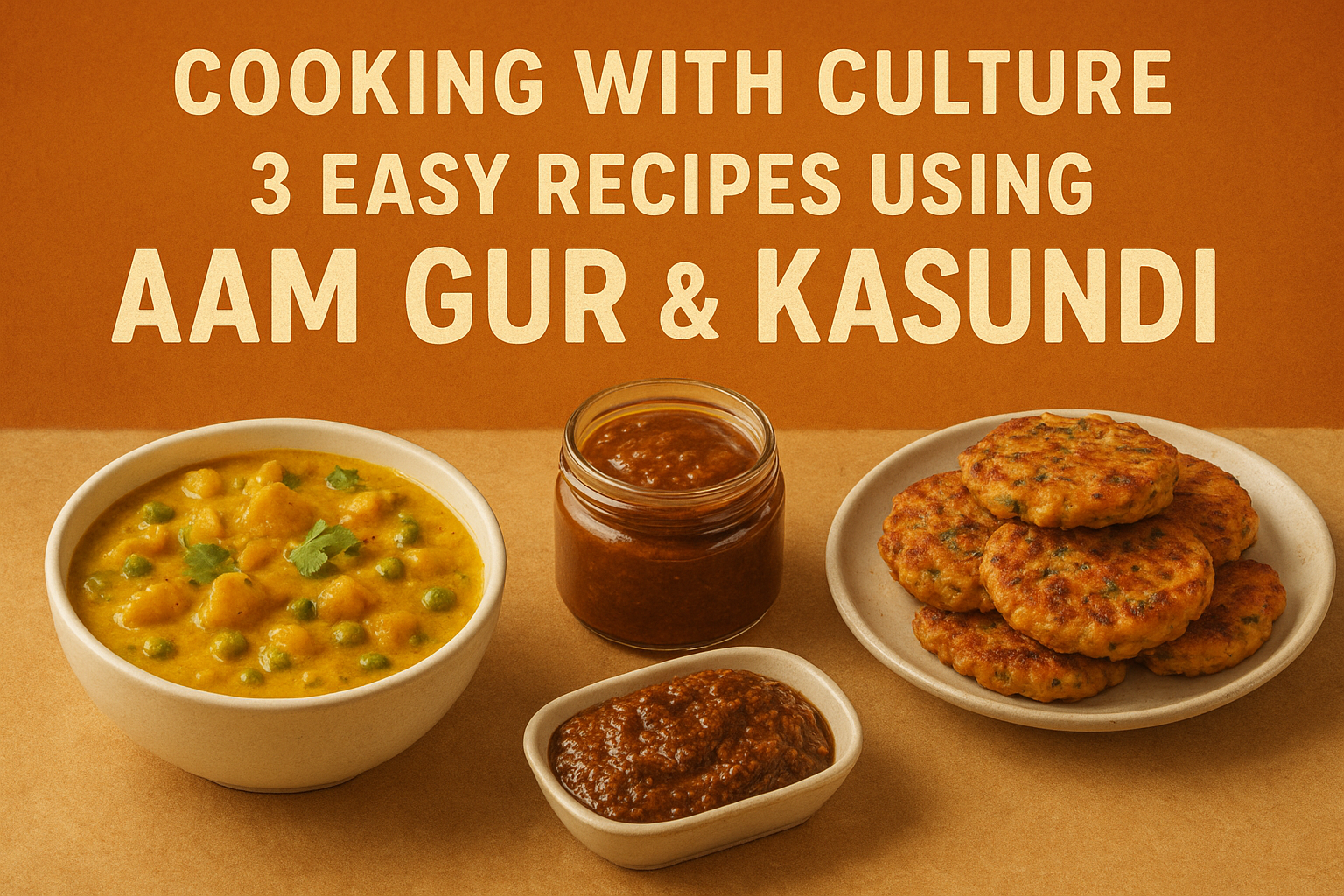 Cooking with Culture: 3 Easy Recipes Using Aam Gur & Kasundi