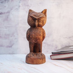 Wooden Owl Big