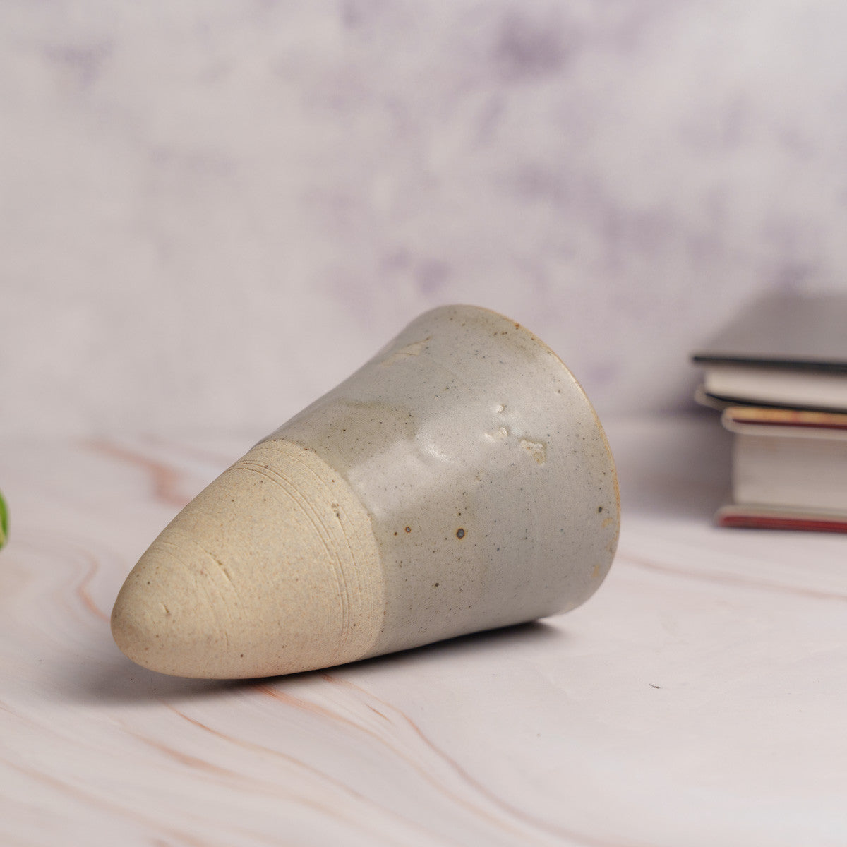 White Conical Mug with Base