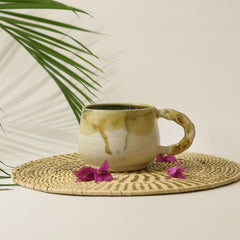 Ceramic Round Mug (Cream)