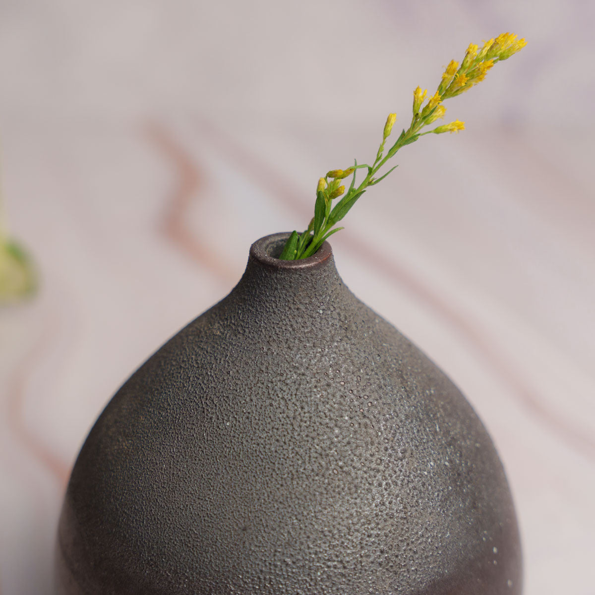 Ceramic Black Vase