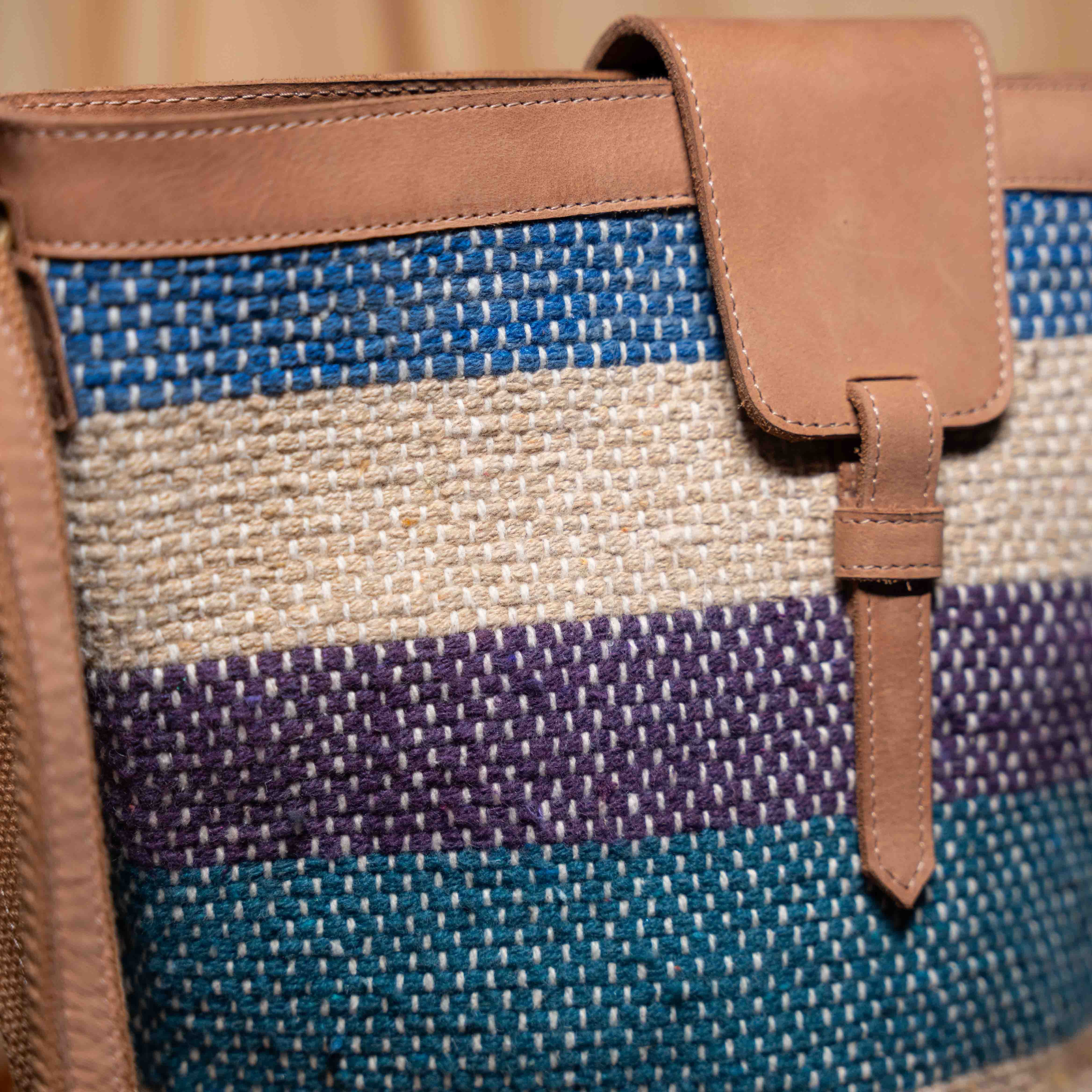 Cottondari Blue and Beige