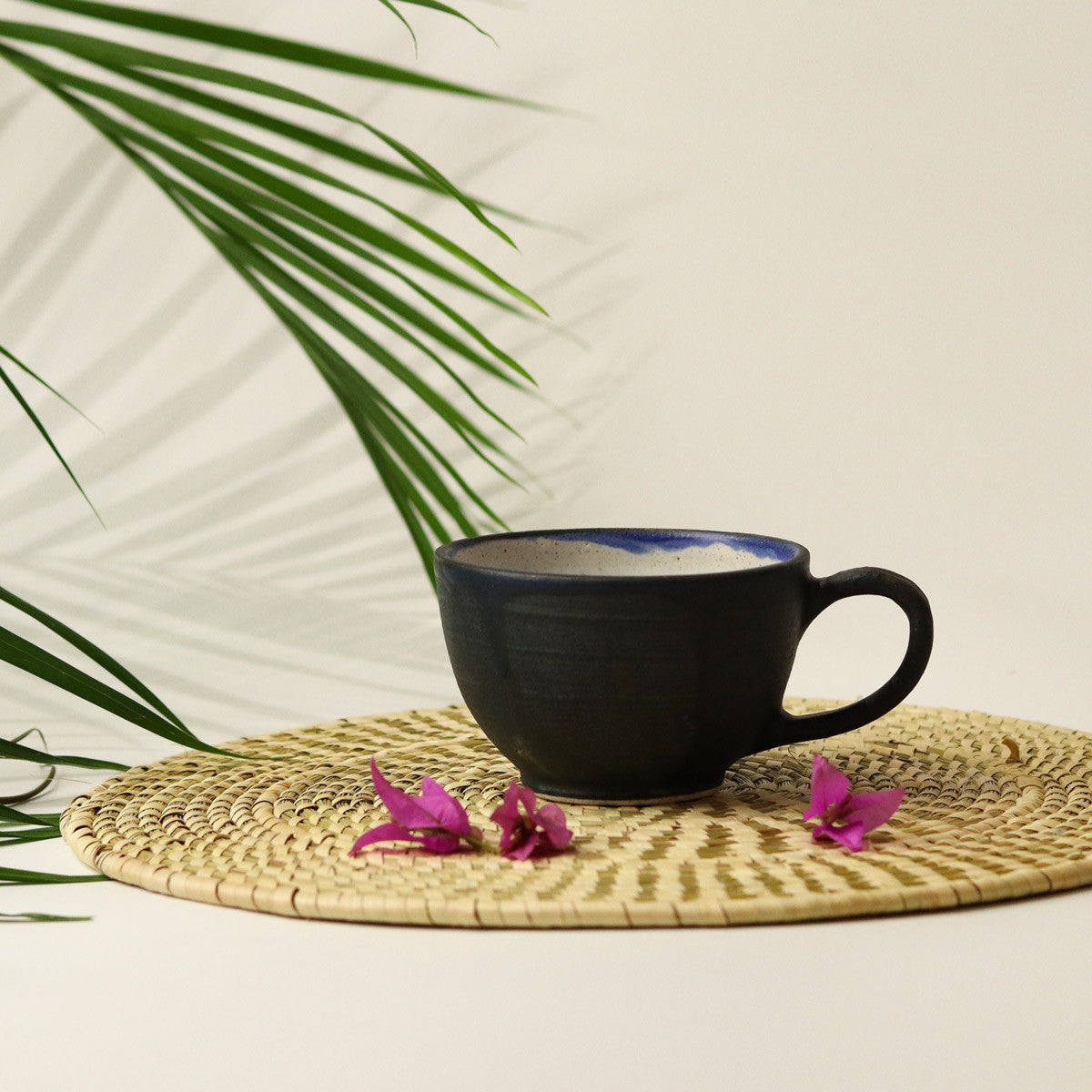 Single Teapot with Cup (Navy)