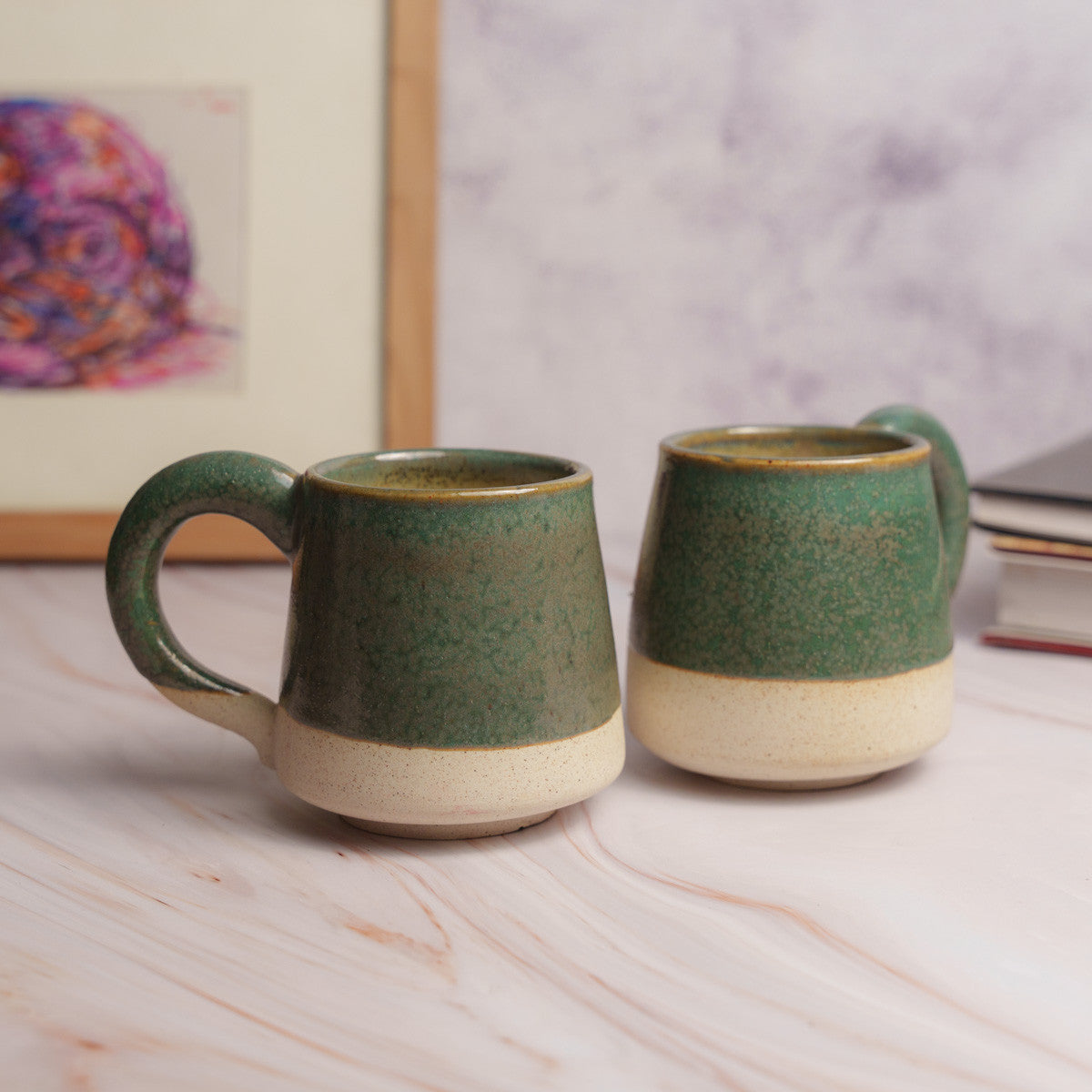Green Ceramic Mug