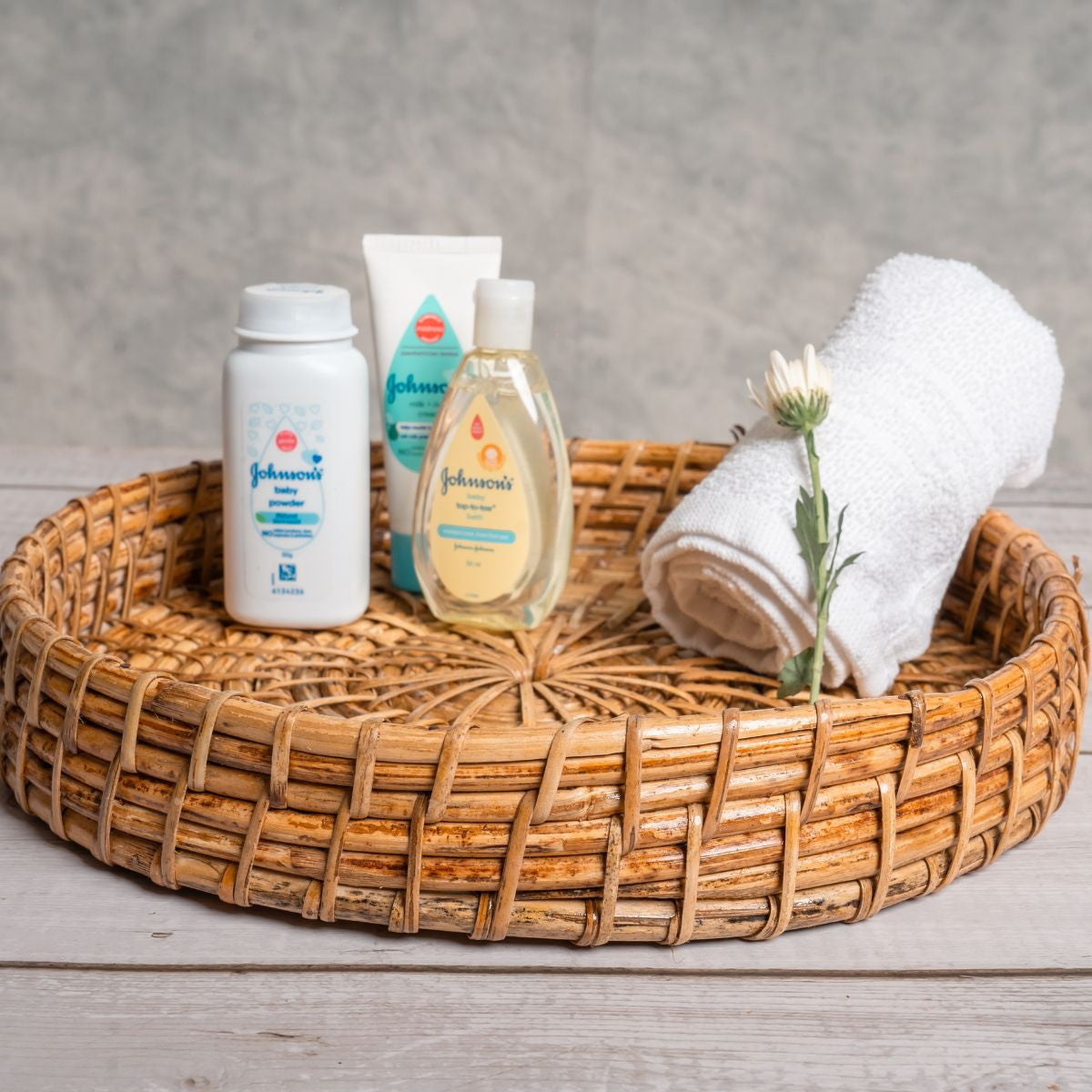 Cane Woven Round Tray