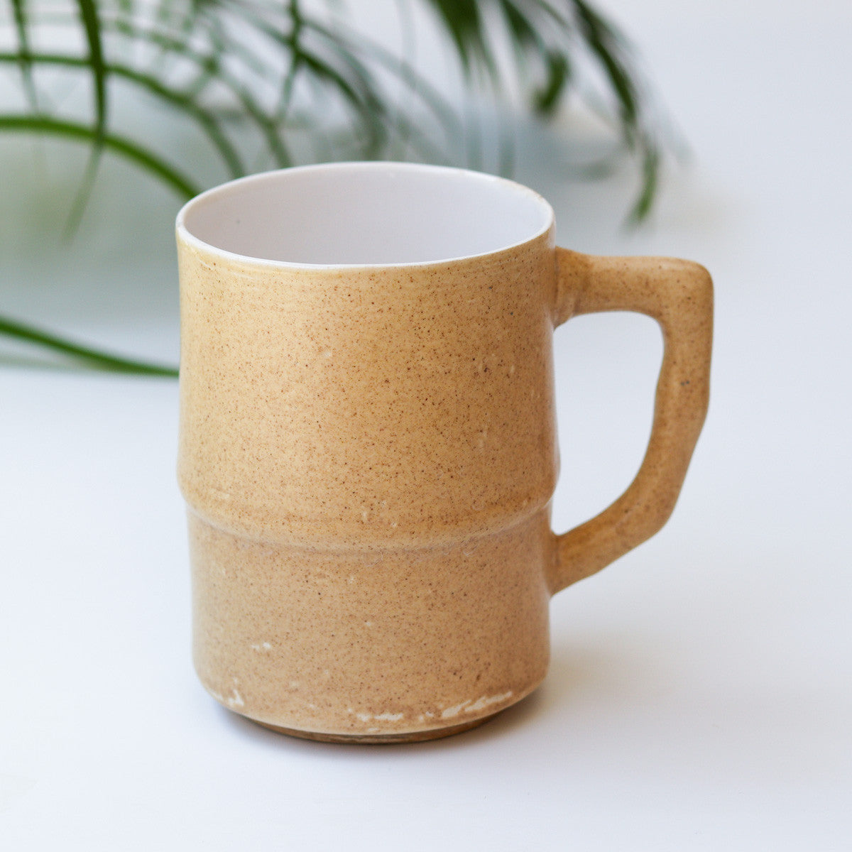 Ceramic Teapot and Cups Set (Beige Matte)