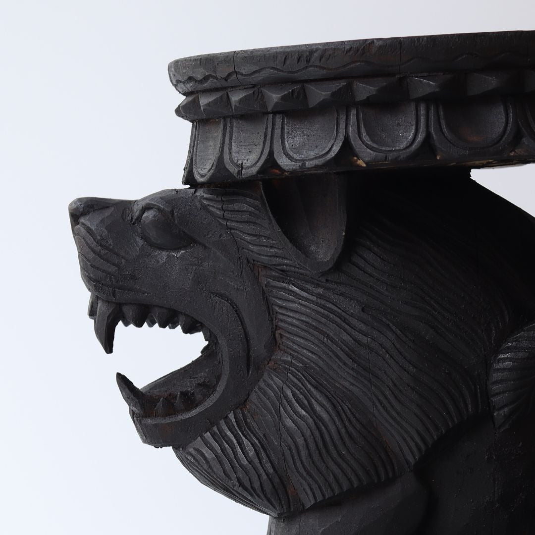 Wooden Lion Table Top