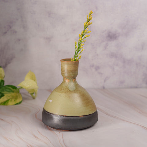 Lime and Ash Vase