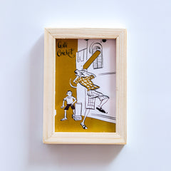 Gully Cricket Fridge Magnet