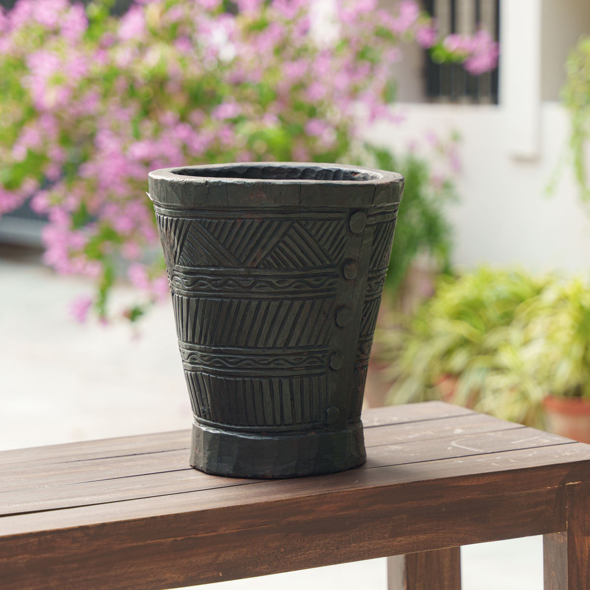 Wooden Planter- No Handle