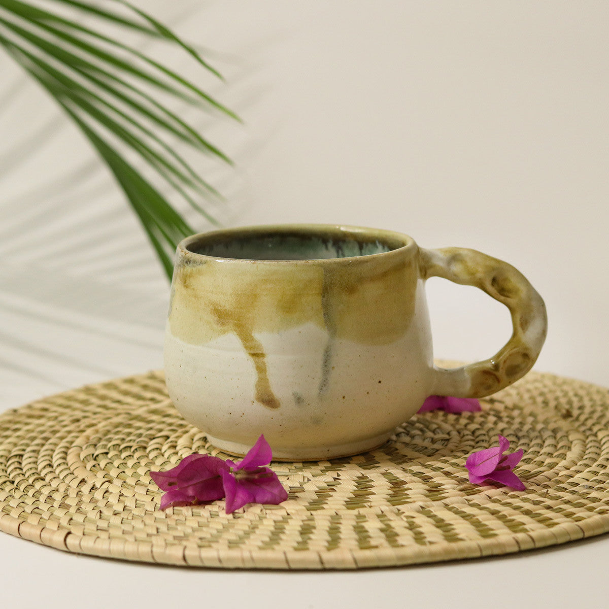 Ceramic Round Mug (Cream)