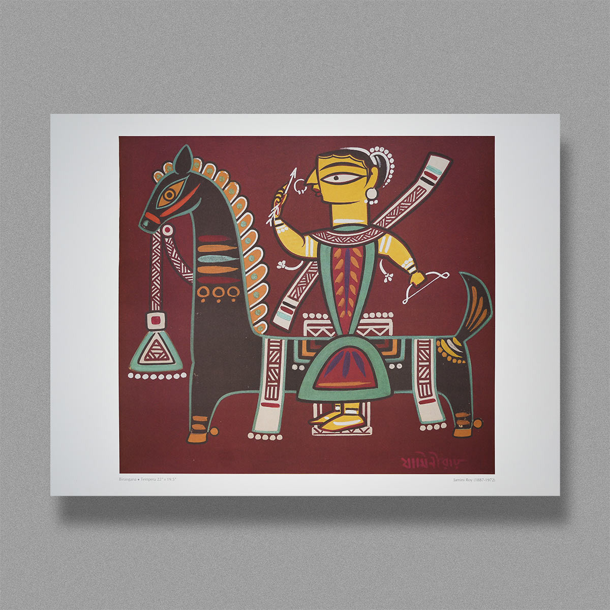 Set of 6 Jamini Roy Prints