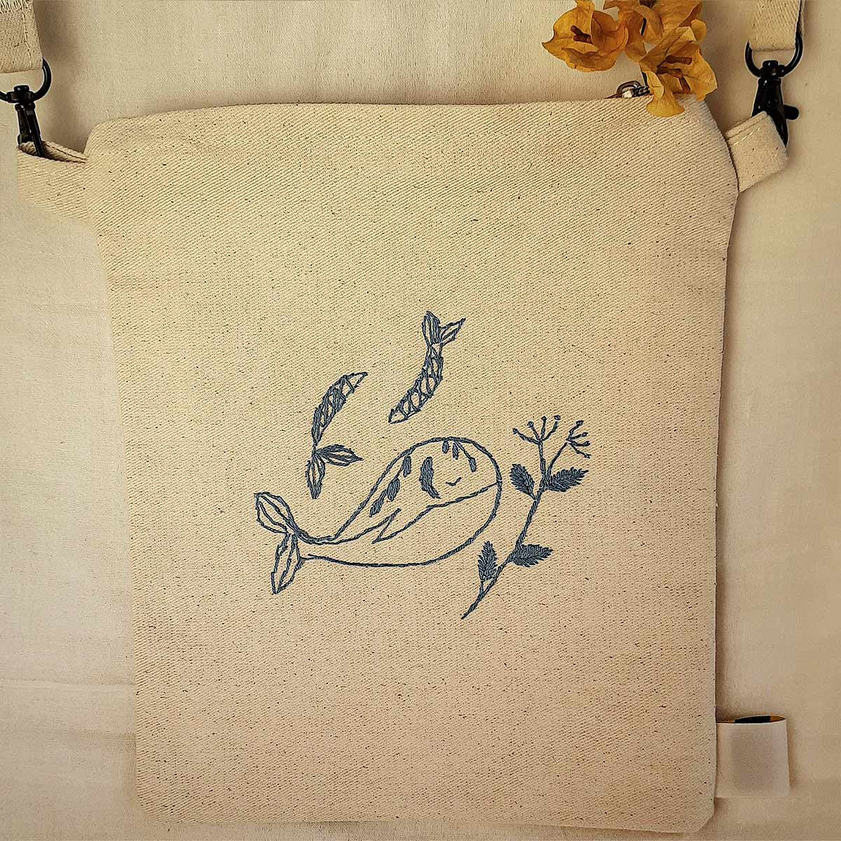 'OH Whale' Sling Bag