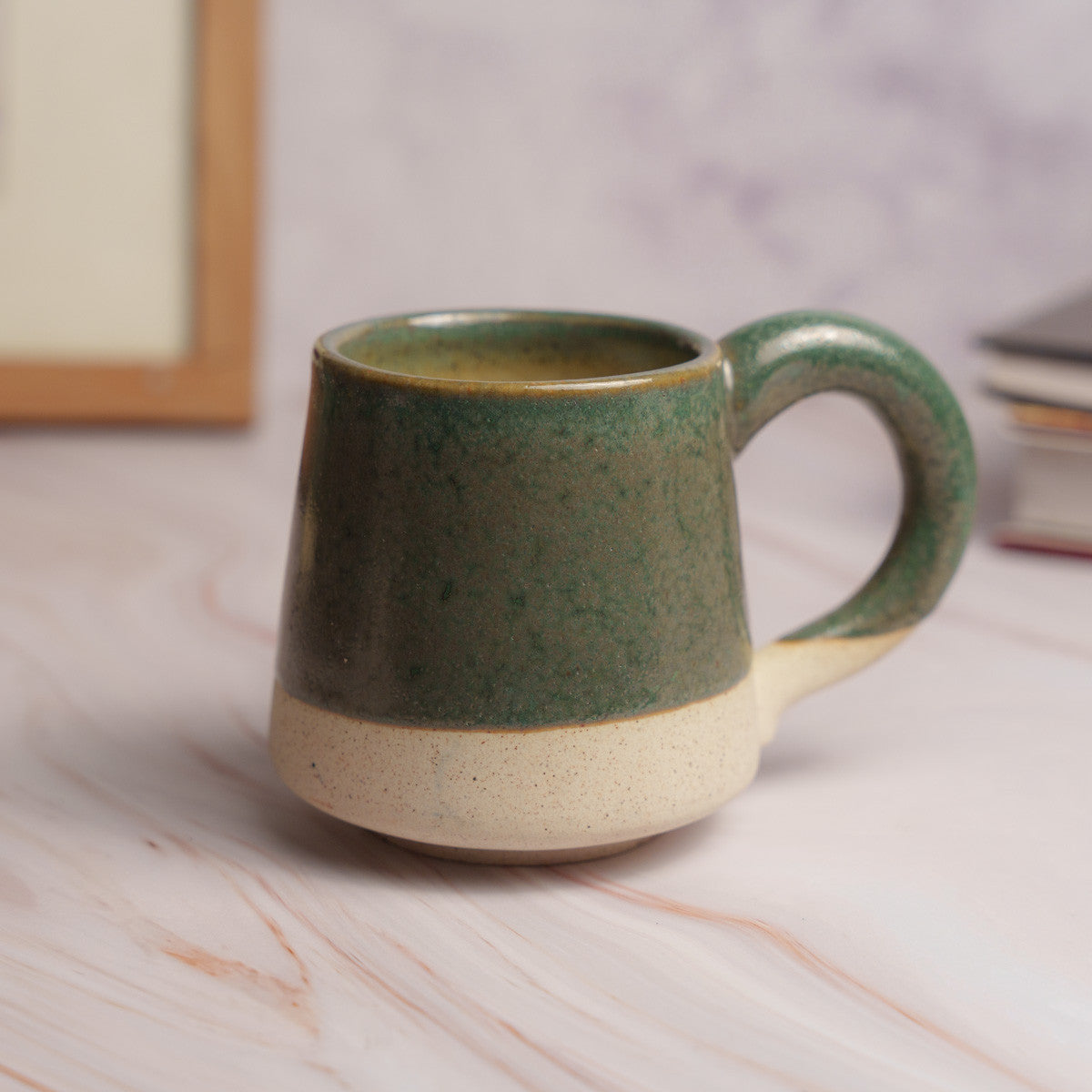 Green Ceramic Mug