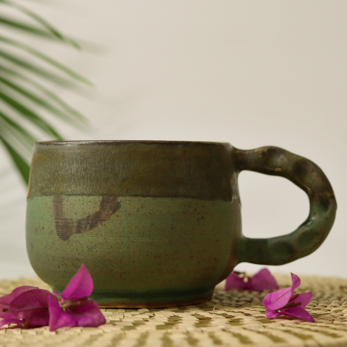 Ceramic Round Mug (Sea-Green)