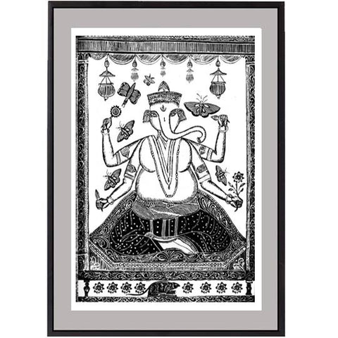 19th Century Shri Ganesh Print