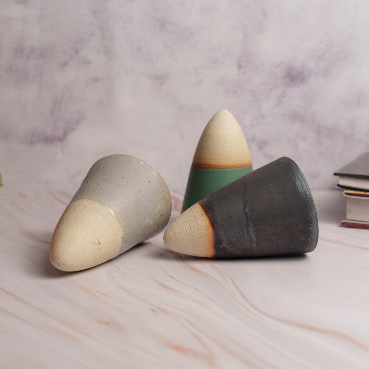 Ash Conical Coffee Mug with Base