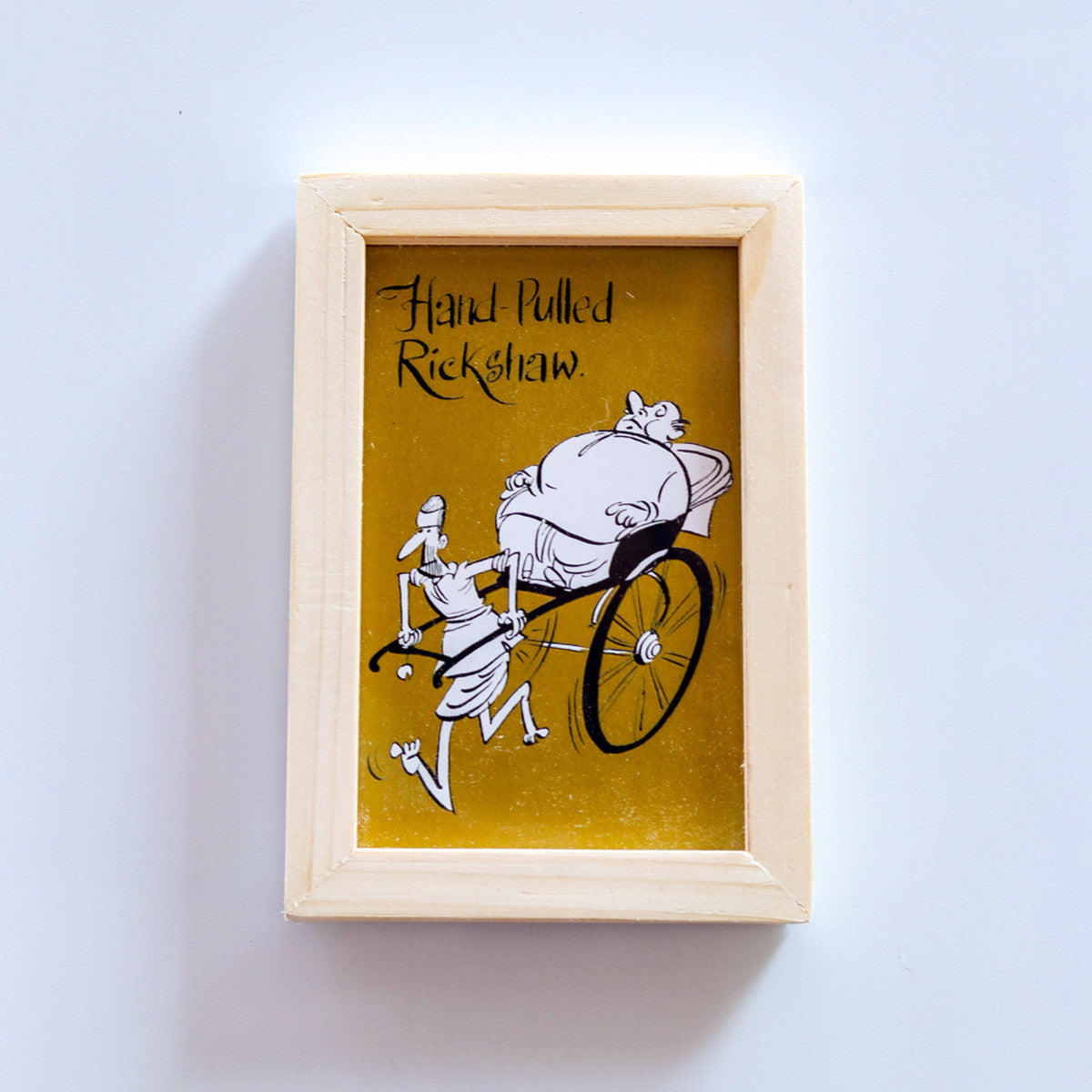 Hand-pulled Rickshaw Fridge Magnet
