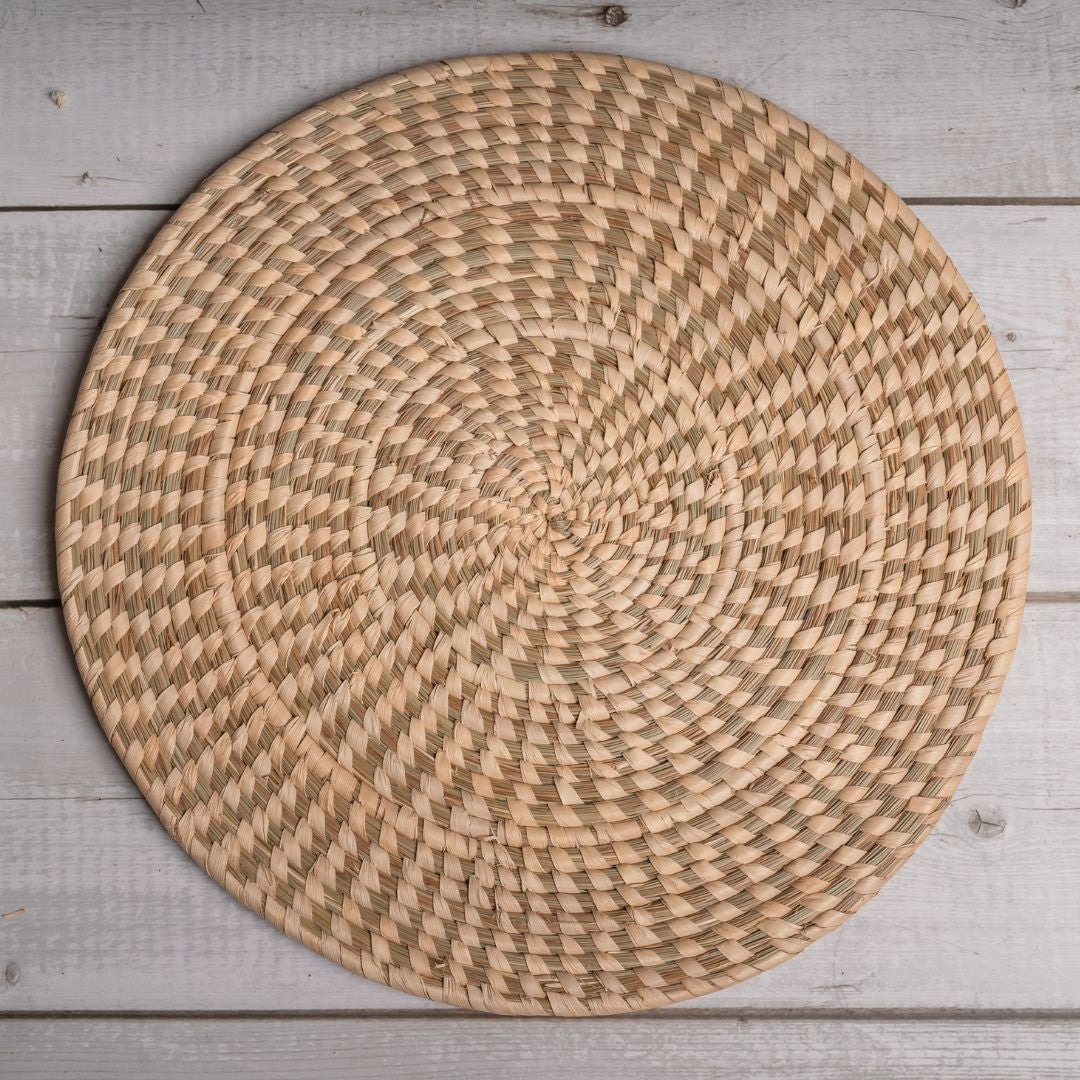 Sabai Grass Natural Table Coaster (12")