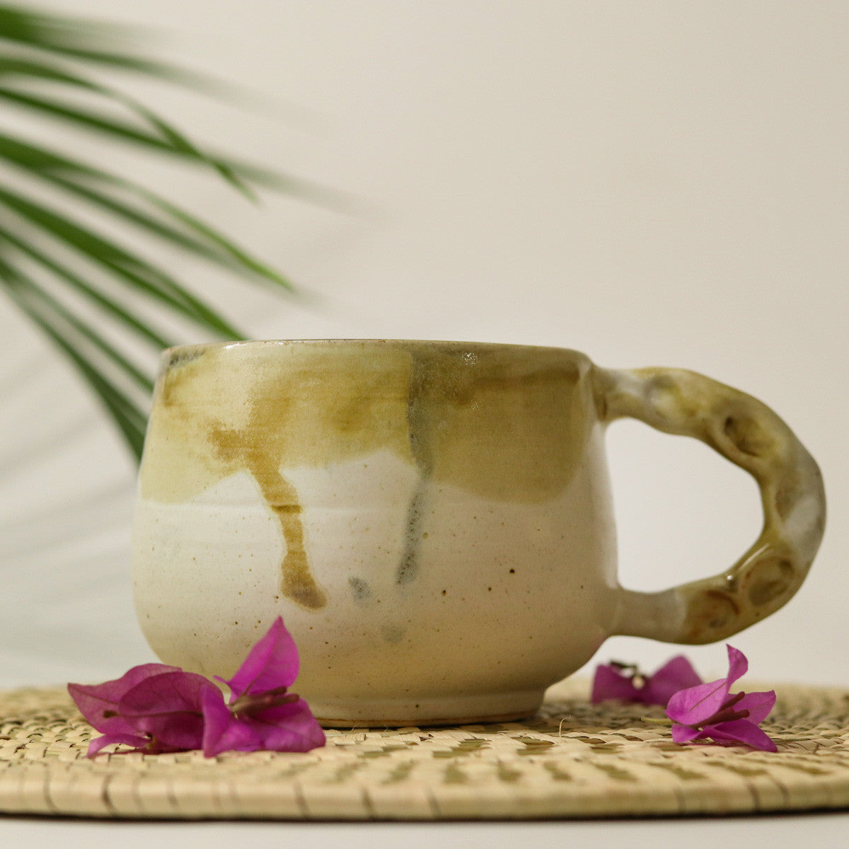 Ceramic Round Mug (Cream)