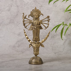 Dokra Standing Durga Small