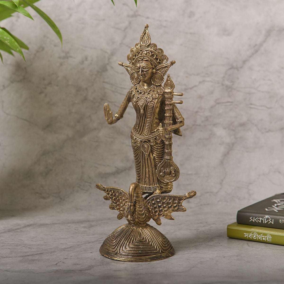 Dokra Goddess Saraswati (7