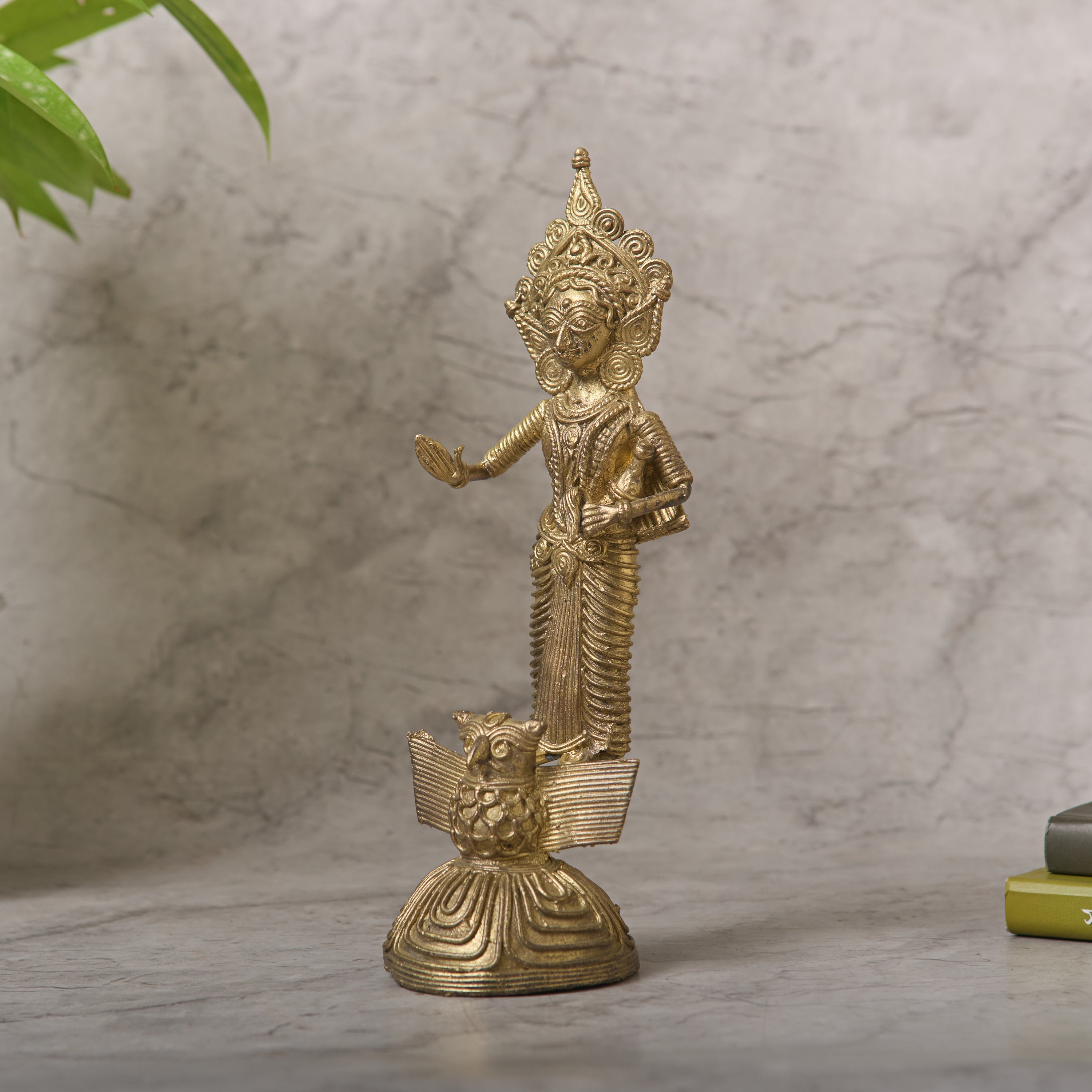 Dokra Goddess Lakshmi (7")