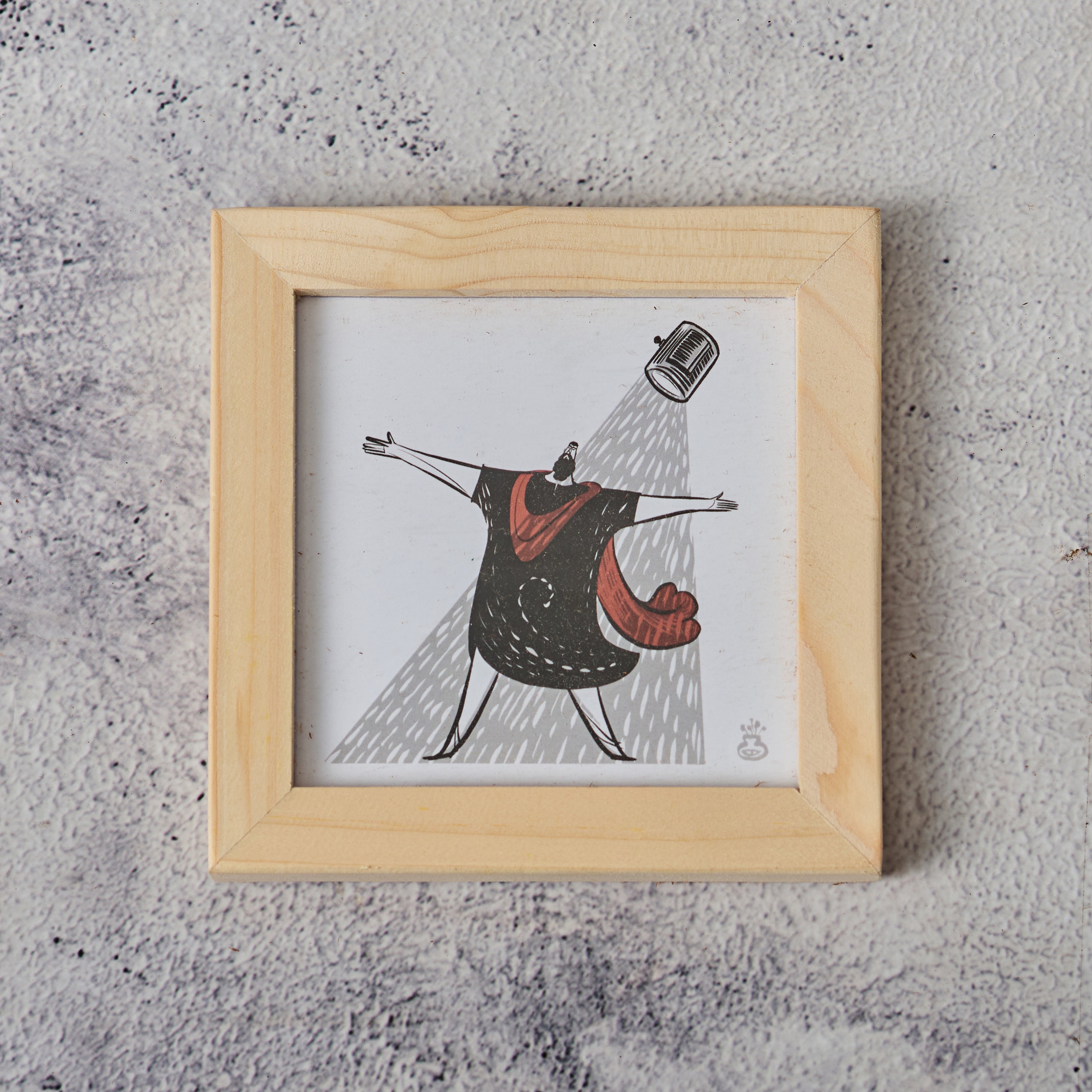 Wooden Framed Coasters- Cultural (Set of 4)