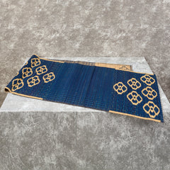 Handwoven Madur Table Runner (Navy)