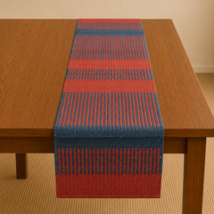 Handwoven Madur Table Runner (Multicolour)