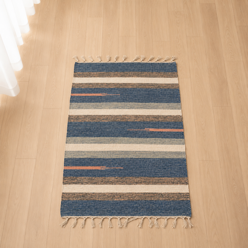 Cottondari Rug- Navy