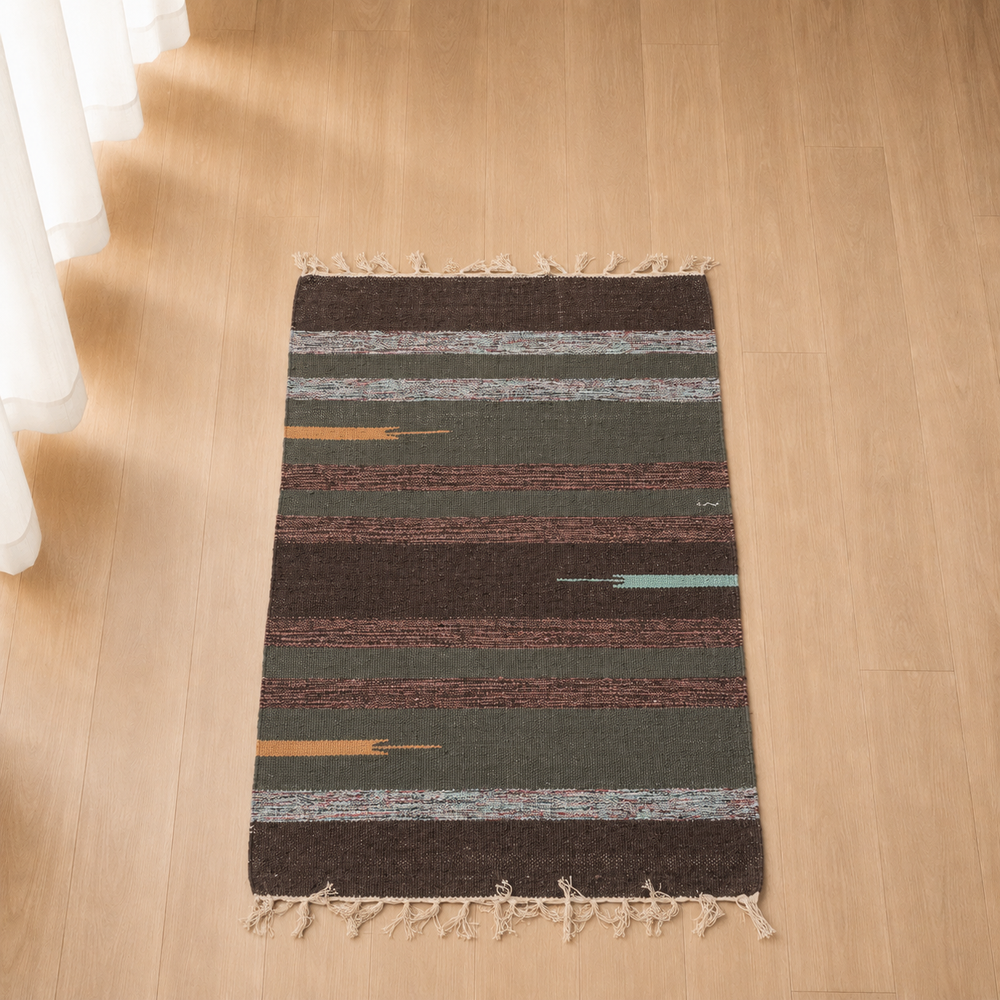 Cottondari Rug- Brown
