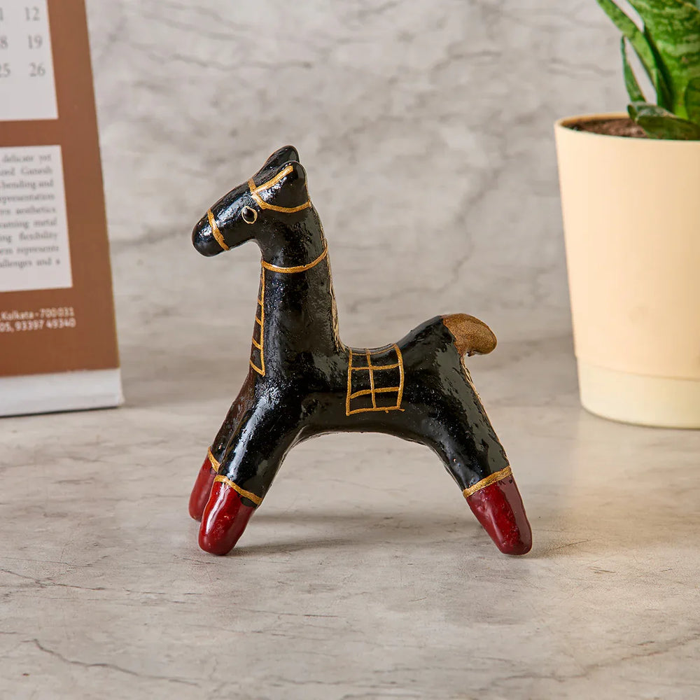 Galar Horse- Black (Shellac Horse)