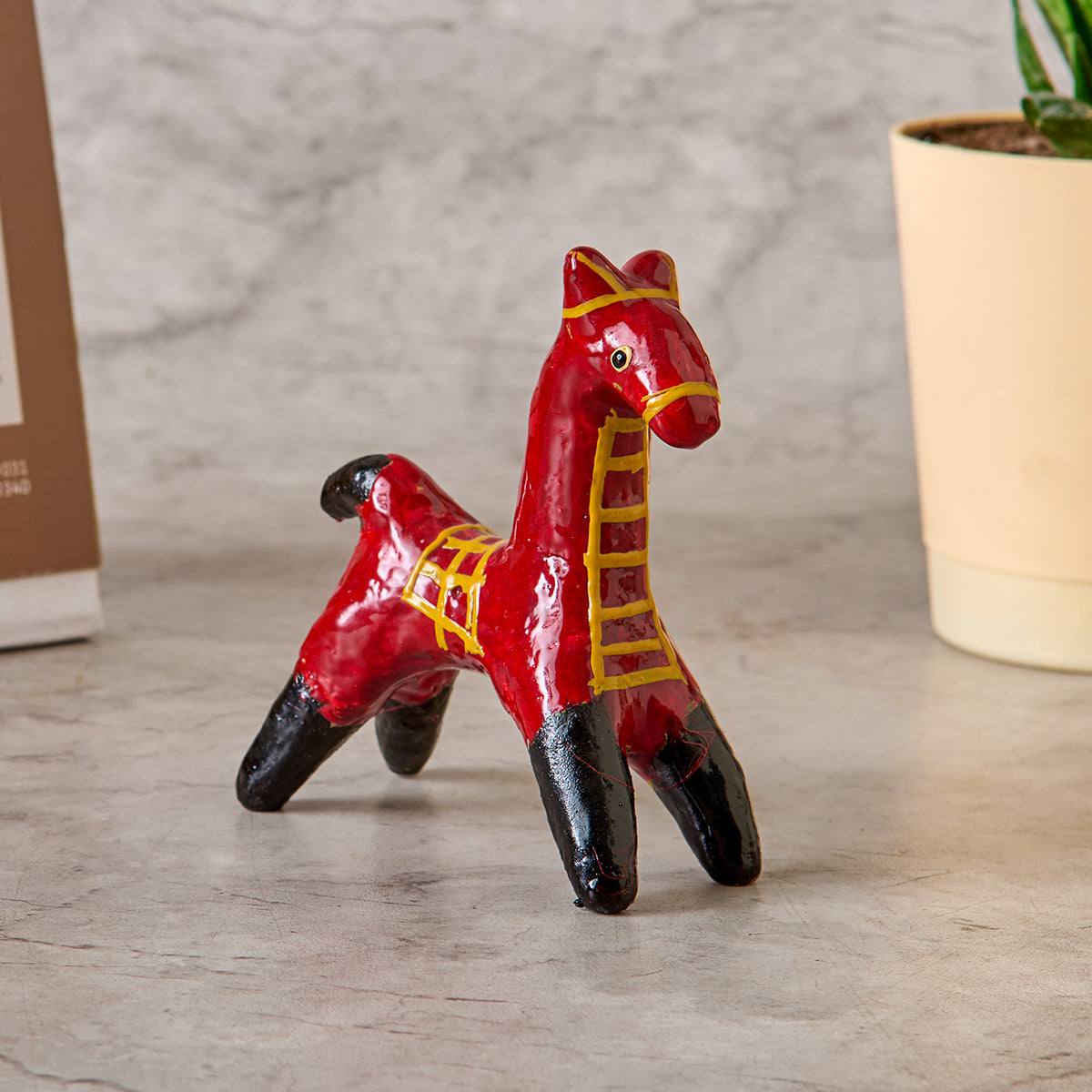 Galar Horse- Red (Shellac Horse) – The Bengal Store