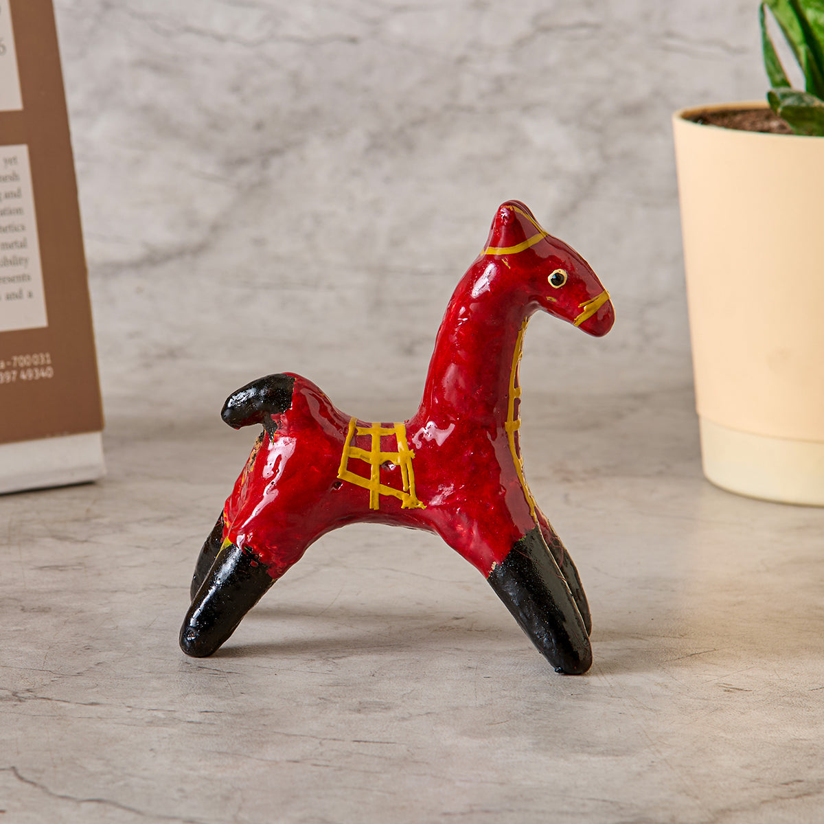 Galar Horse- Red (Shellac Horse)