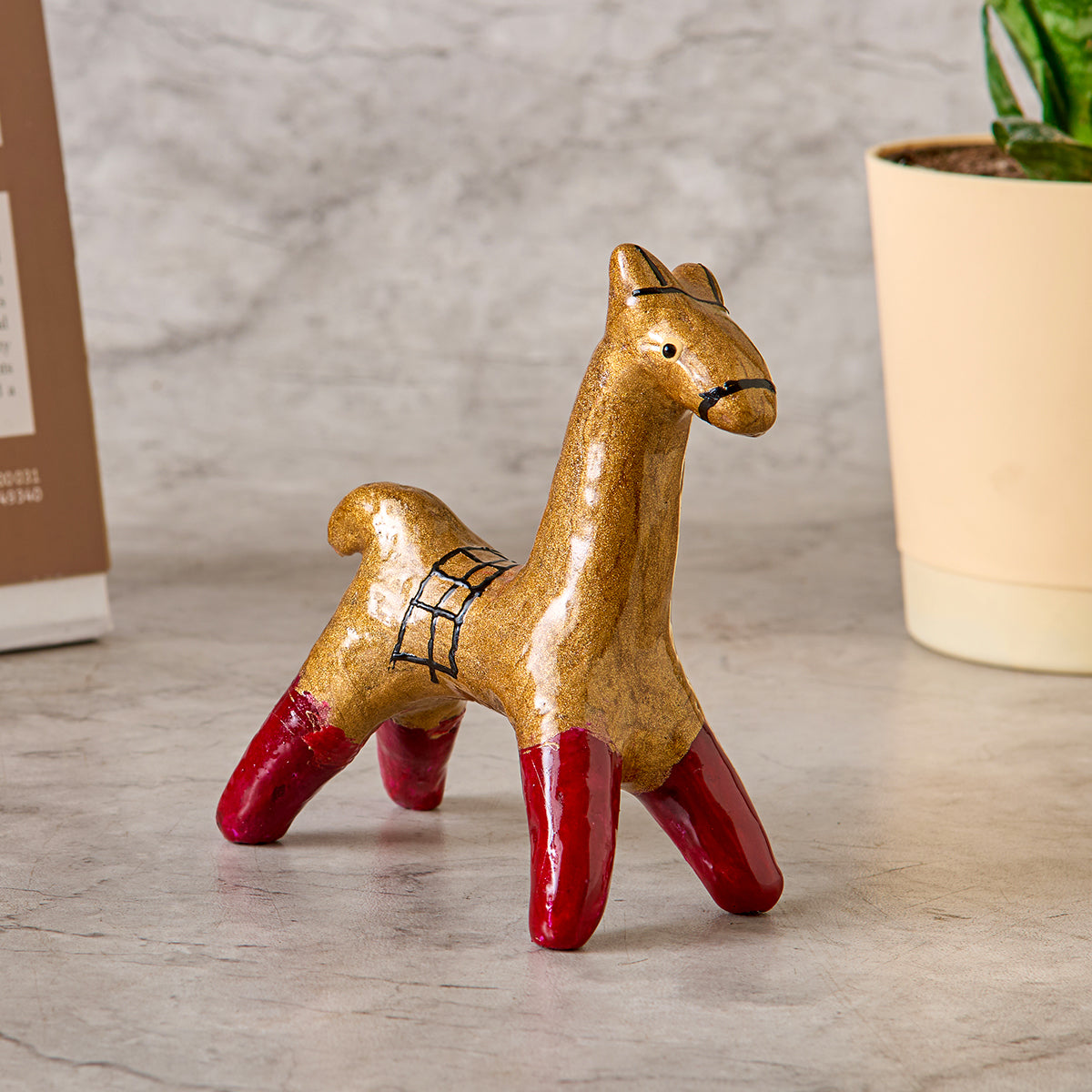 Galar Horse- Ochre (Shellac Horse)