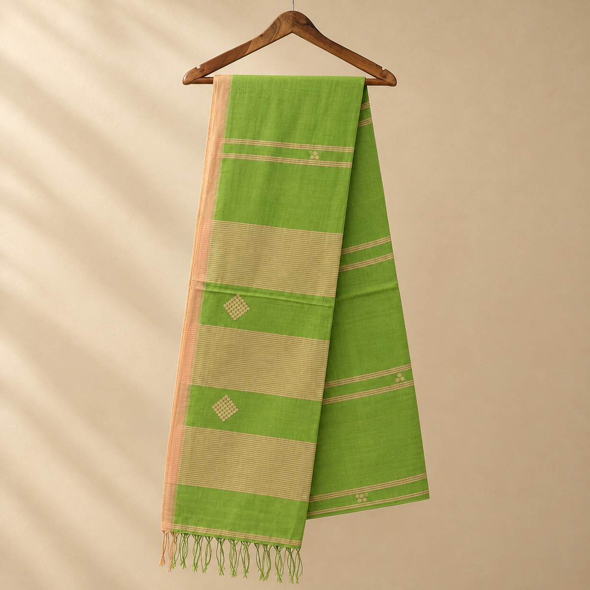 Cotton Jamdani Green