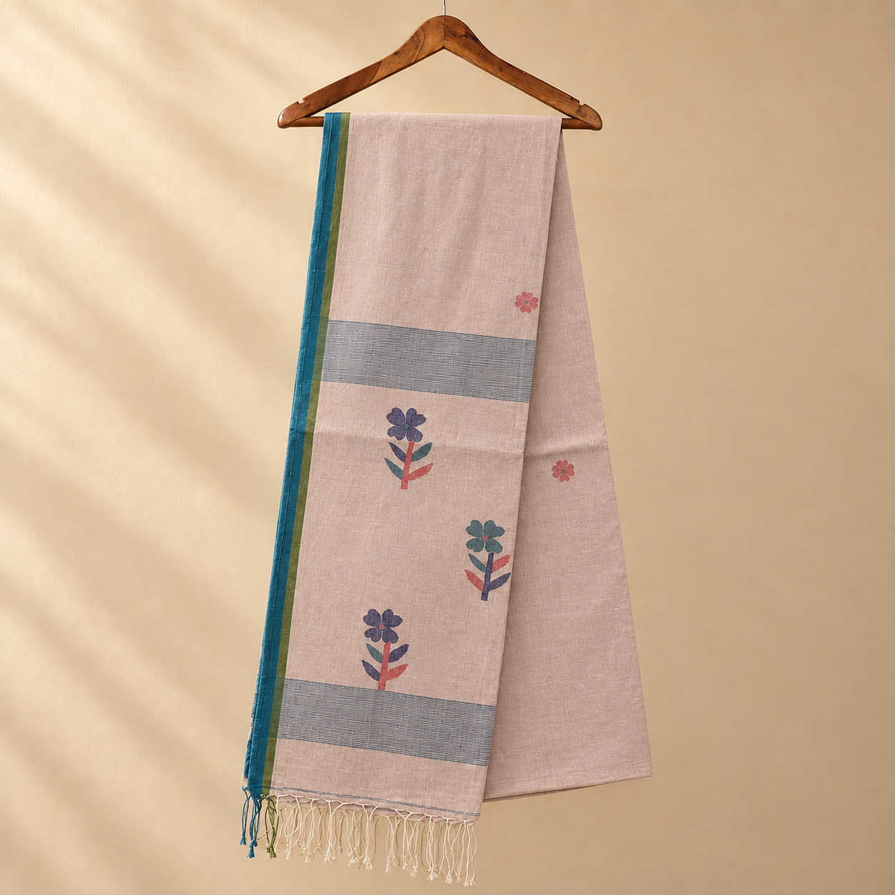 Cotton Jamdani Flower Pattern
