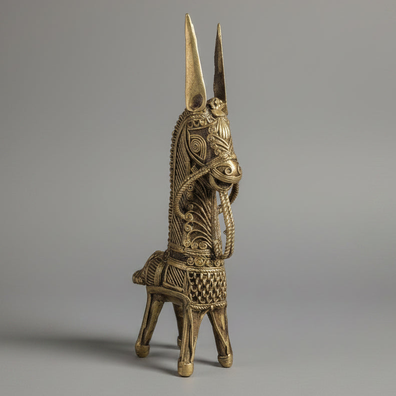 Dokra Horse (9")