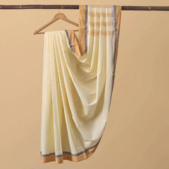 Santipuri Orange Border