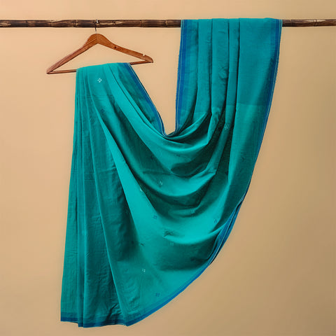 Cotton Jamdani Teal