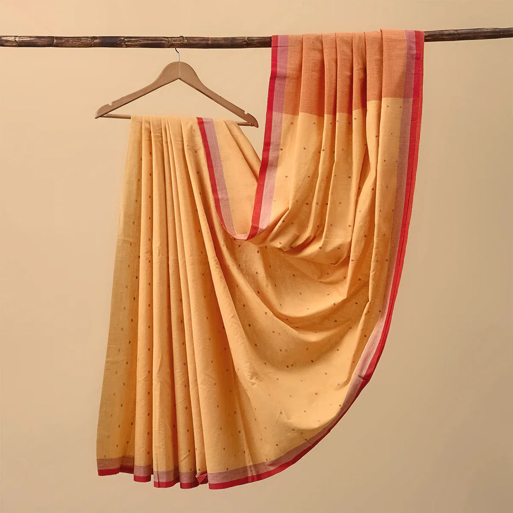 Cotton Jamdani Orange Body