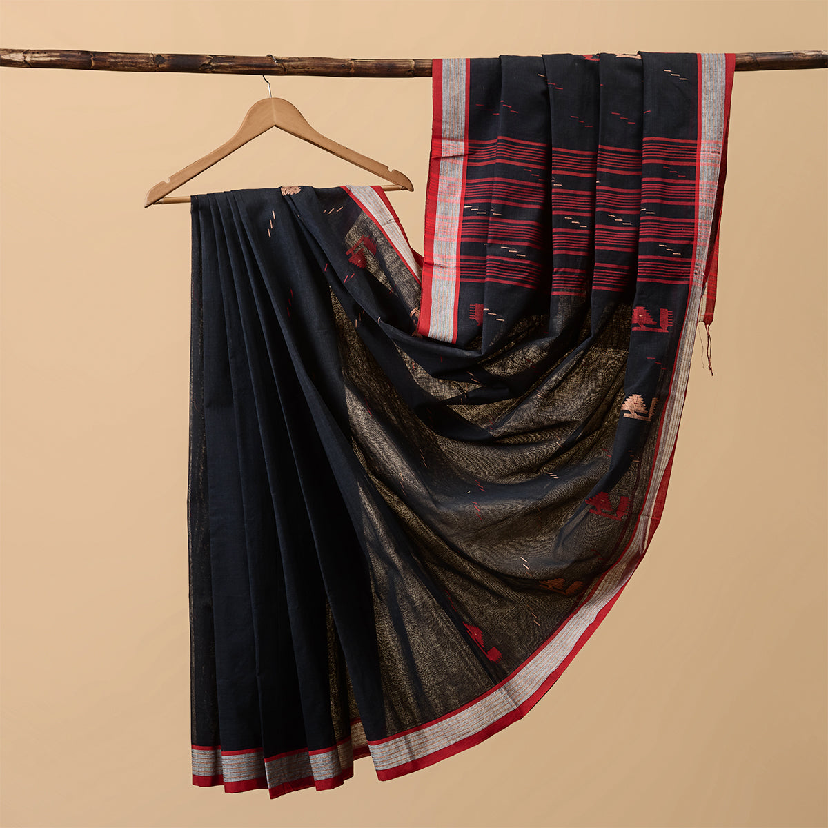 Cotton Jamdani Black